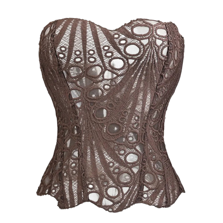 GEORGIA™ – Chic Lace Up Shapewear Corset Top