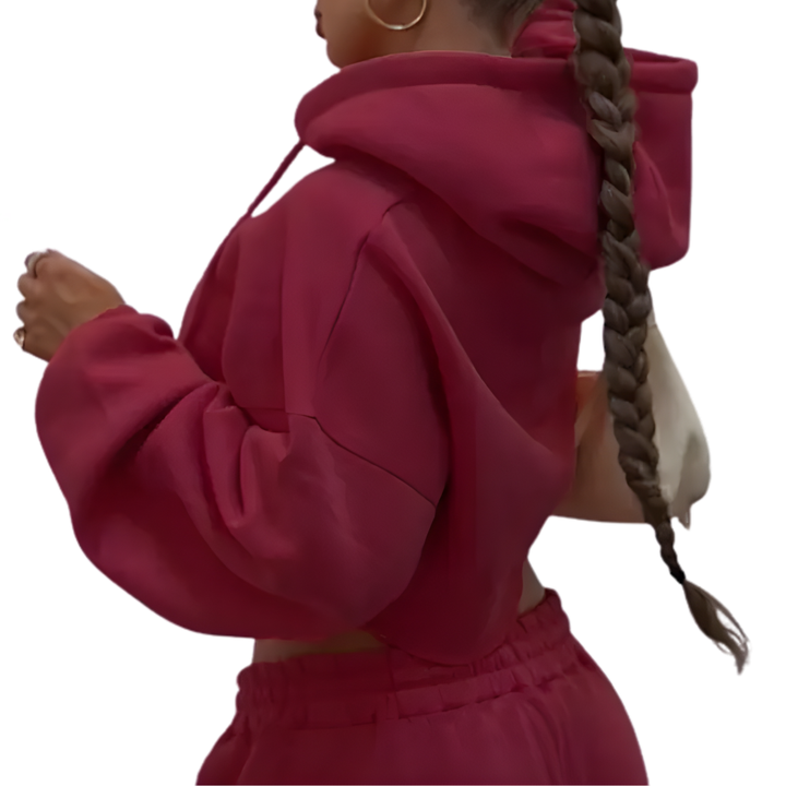 REAGAN™ – Cozy Drawstring Waist Sweatpants Two Piece Outfits