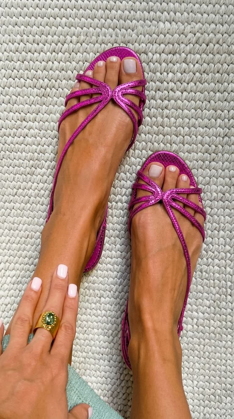Ginevra | Golden Sandals for Summer Elegance
