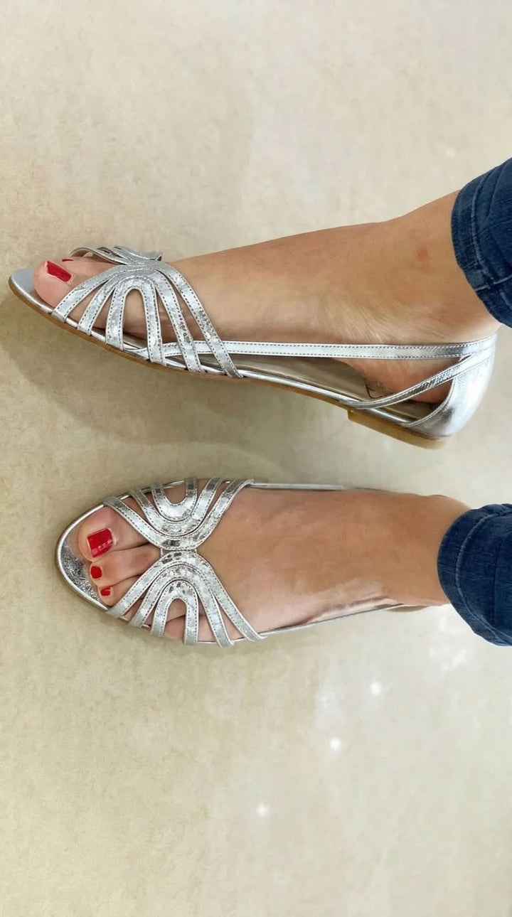 Eleanor | Golden Summer Light Sandals