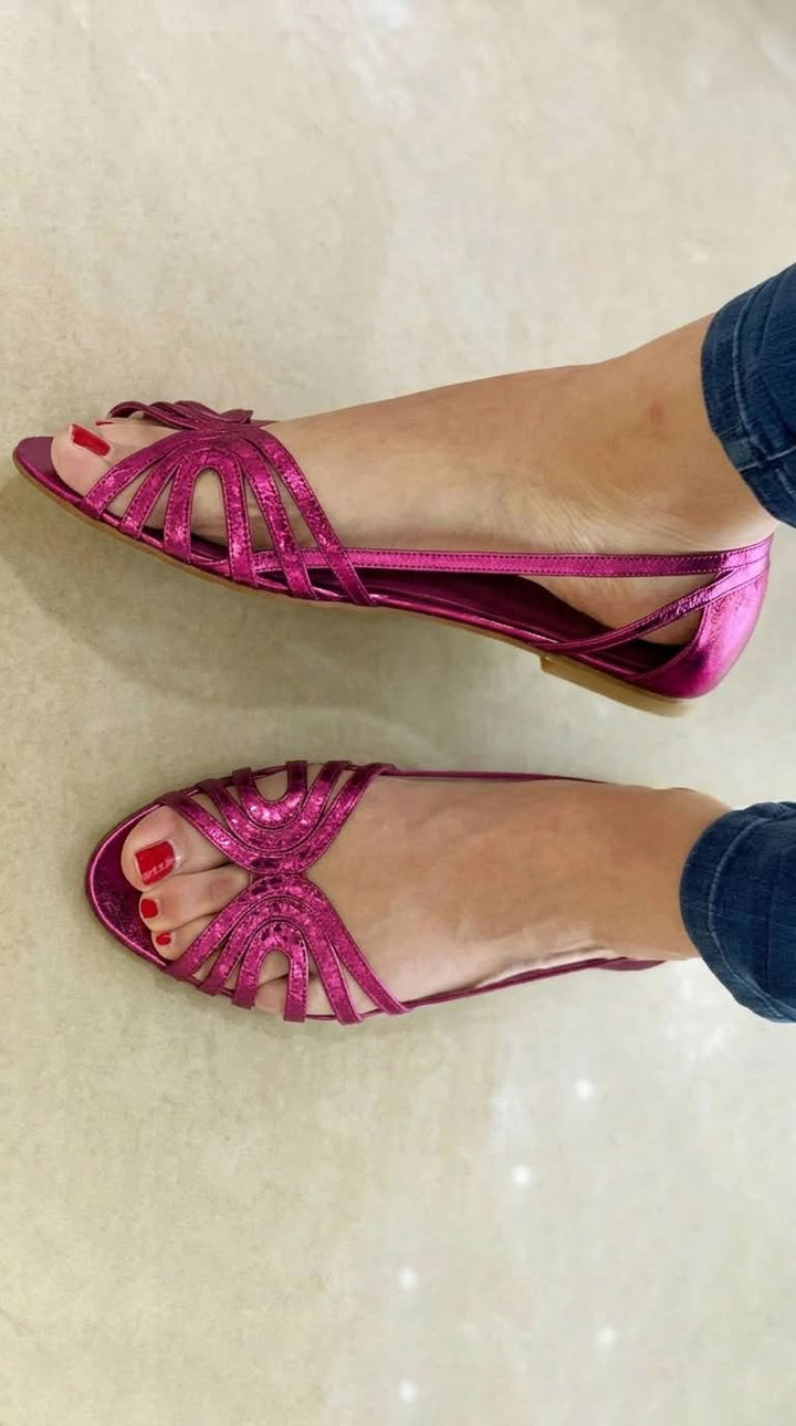 Eleanor | Golden Summer Light Sandals