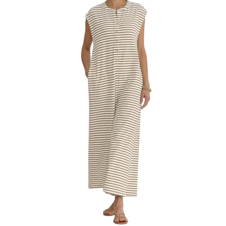 JOSLYN™ – Relaxed Striped Wide-Leg Jumpsuit