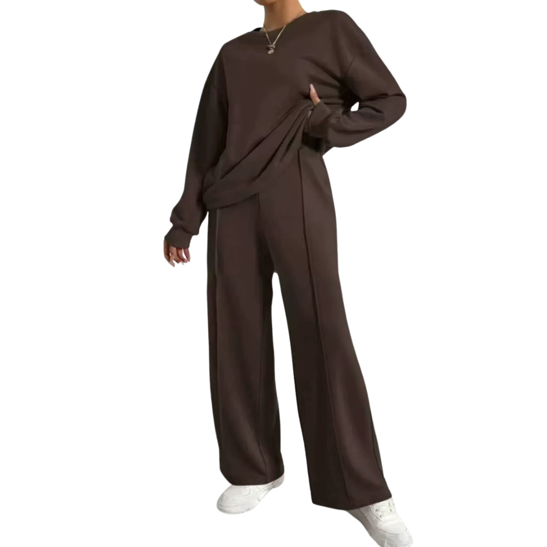 JOSEY™ – Cozy Drop Shoulder Two-Piece Set