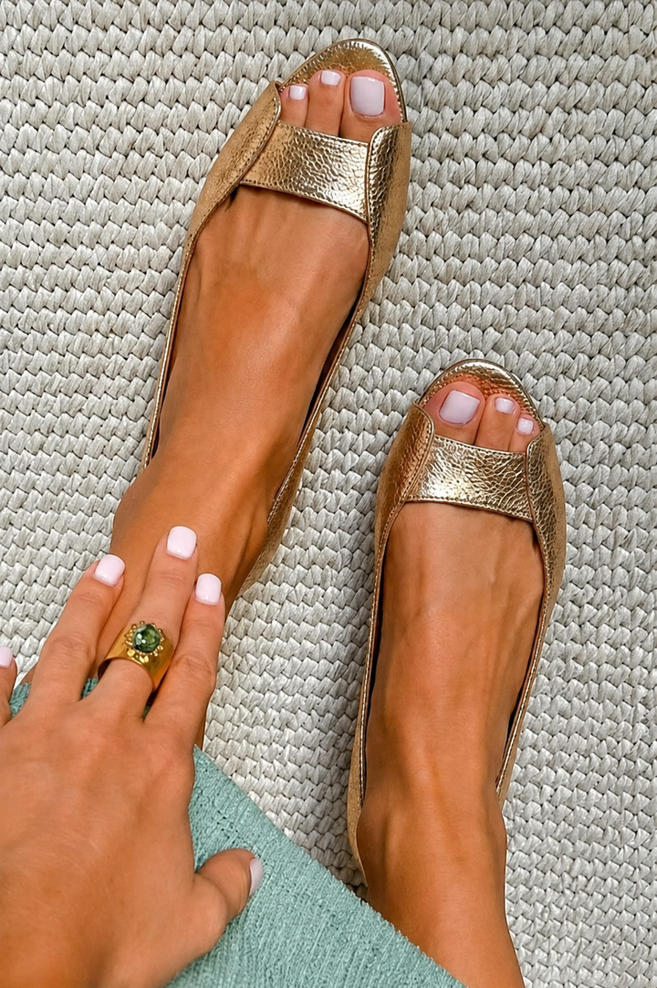 Adele | Golden Comfort Chic Sandals
