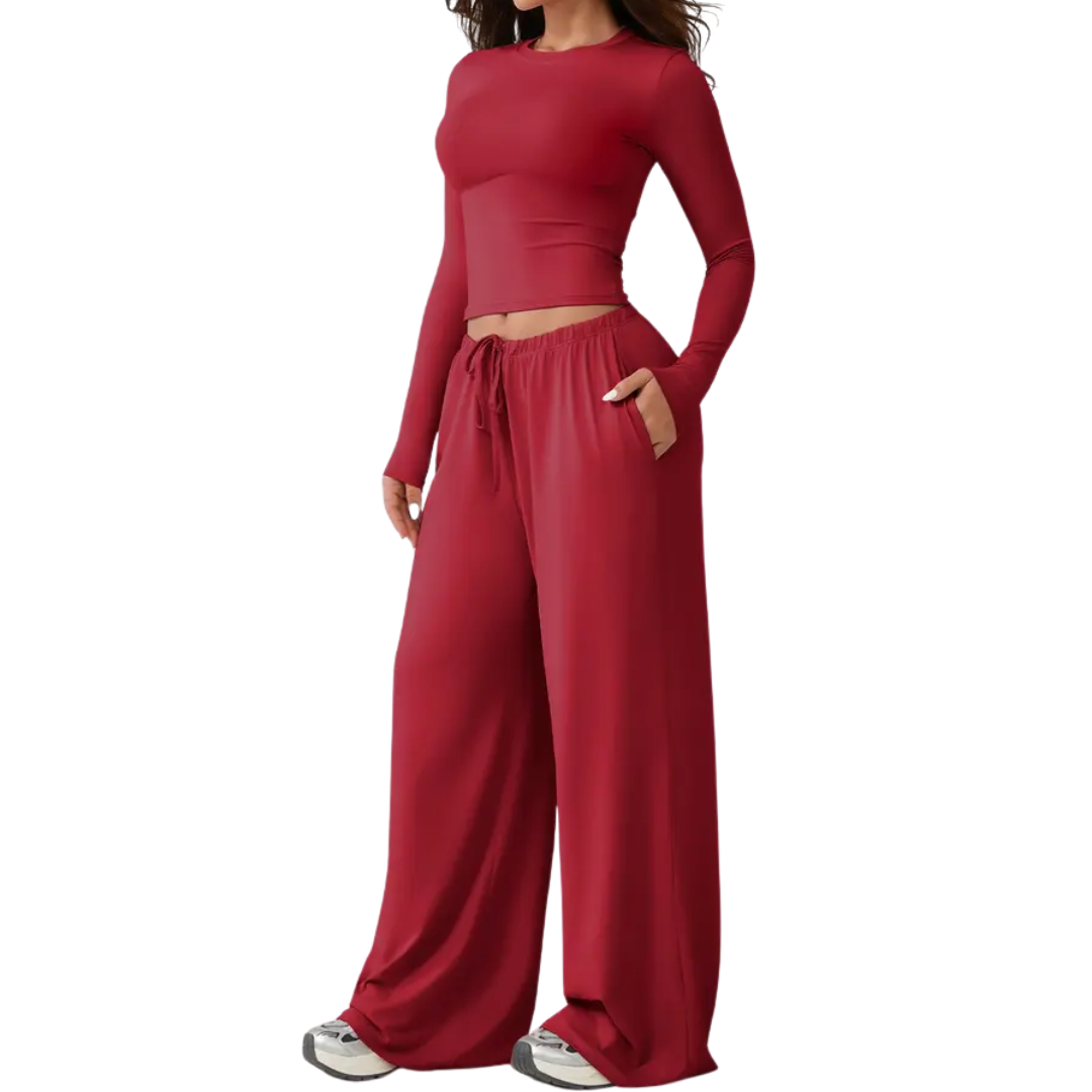 WREN™ – Soft Drawstring Loungewear Pajama Set