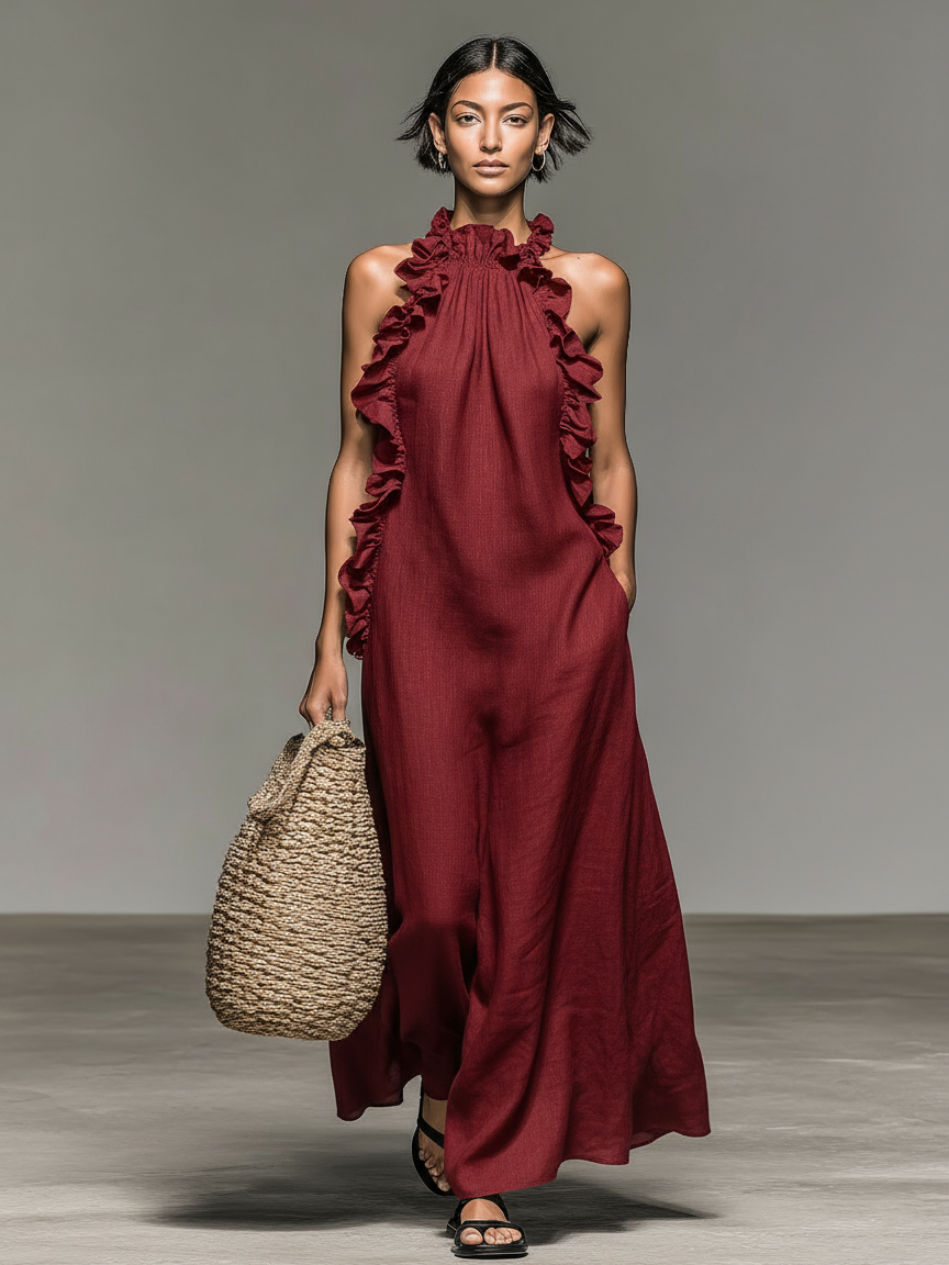 Gladys™ | Maxi Dress with Pockets