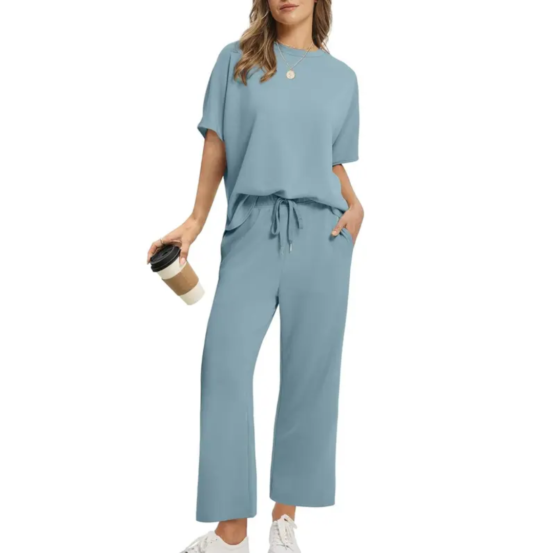 BRISA™ – Breezy Oversized Wide Leg Two Piece Set