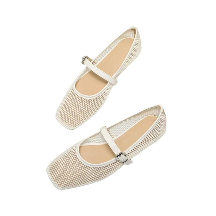 WREN™ – Breathable Hollow-Out Mary Jane Flats