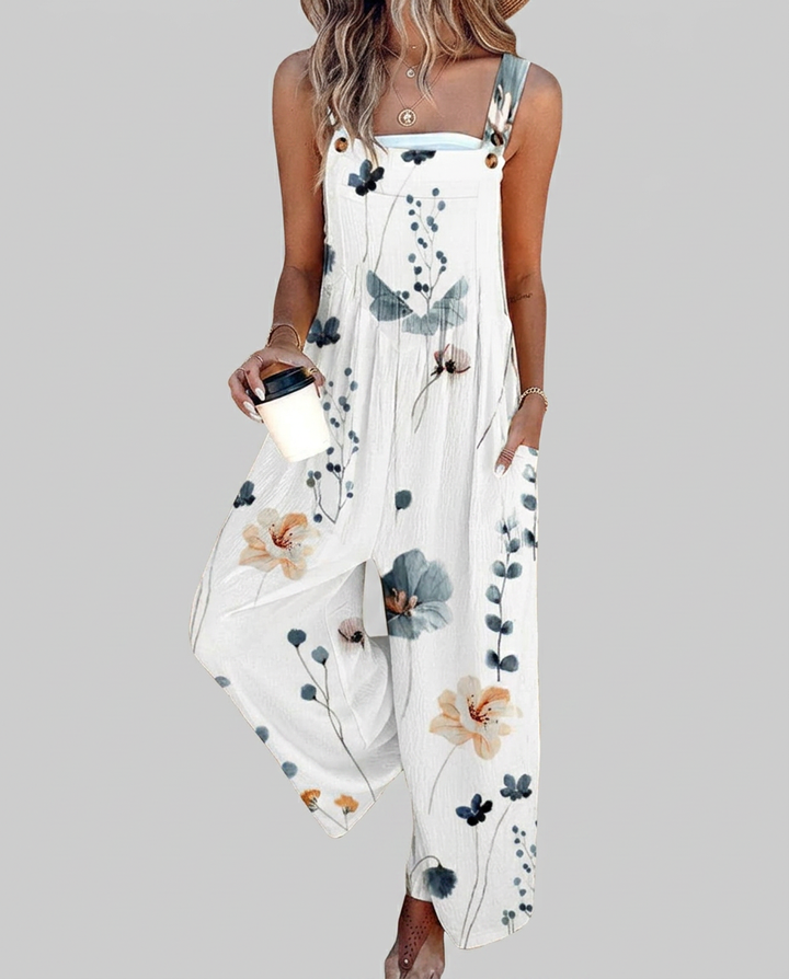 Niamh - Elegant oversized monochrome floral