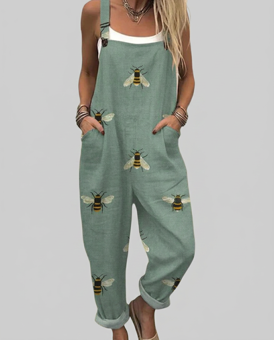Ciara - Vintage bee dungarees