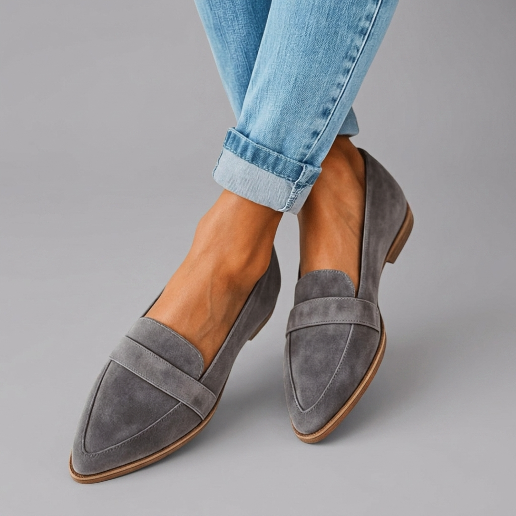 Helen – Soft Suede Orthopaedic Slippers