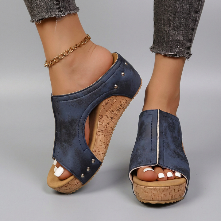 Sofia - Lumi Stud Wedges