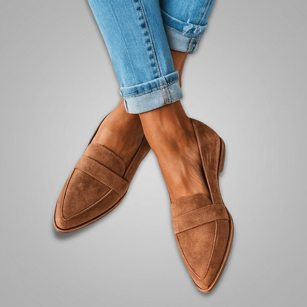 Helen – Soft Suede Orthopaedic Slippers