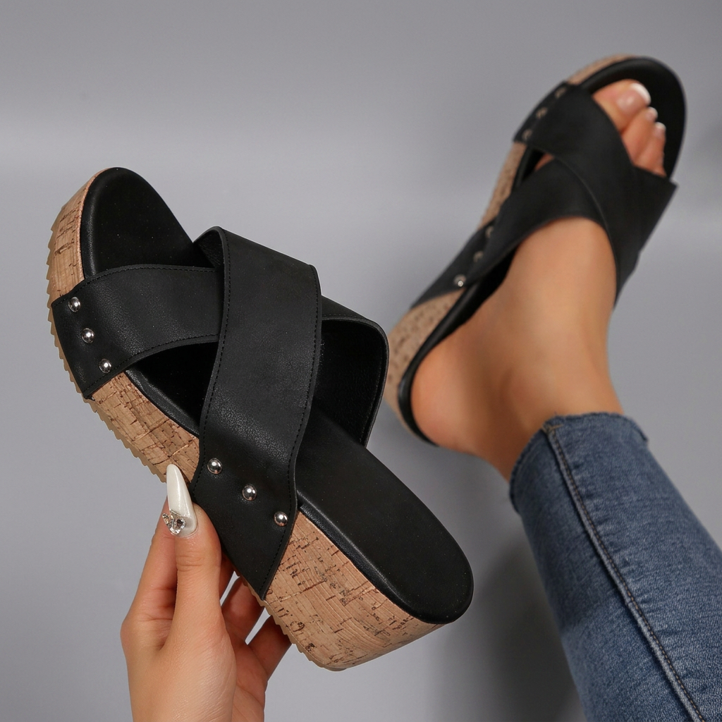 Oakley – Boho Wedge Sandals