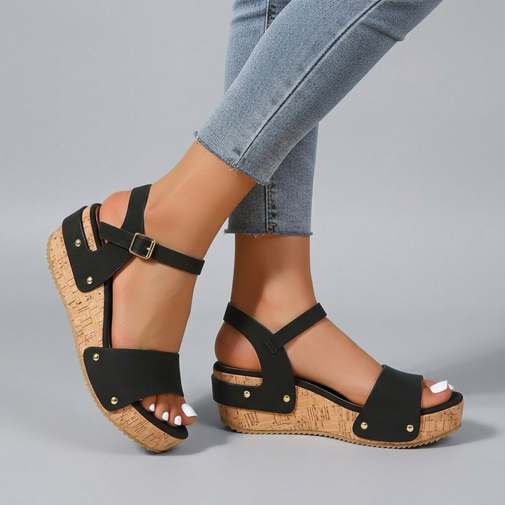 Daniela – Elegant Wedge Sandals