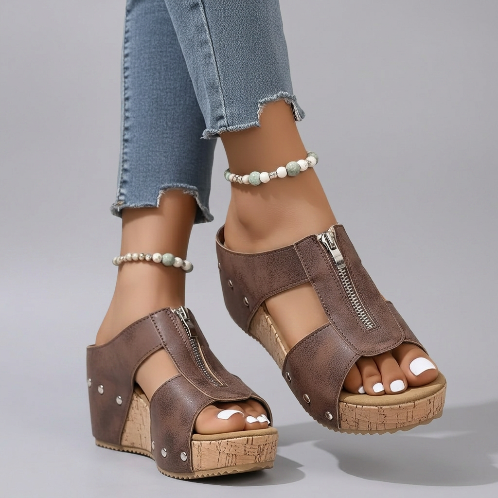 Gigi - Stylish Wedge Sandals